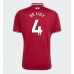 Maillot de foot Manchester United Matthijs de Ligt #4 Domicile vêtements 2026-27 Manches Courtes